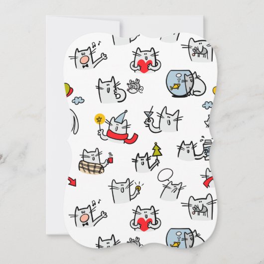 Funny cats, milk and magic. (Front)