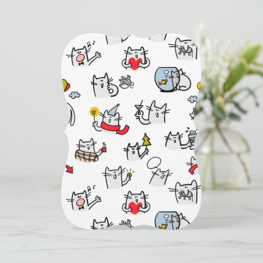 Funny cats, milk and magic. (Standing Front)