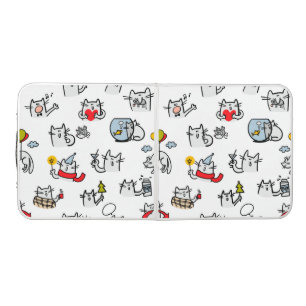 Funny cats, milk and magic. beer pong table