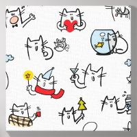 Funny cats, milk and magic.