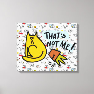 Funny cats, milk and magic. canvas print