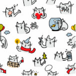 Funny cats, milk and magic. cutout<br><div class="desc">-</div>