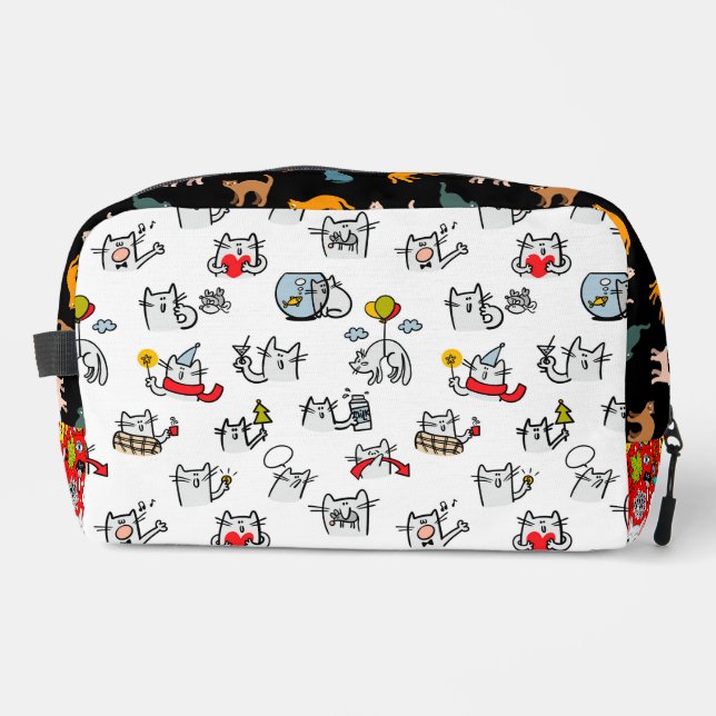 Funny cats, milk and magic. dopp kit (Front)