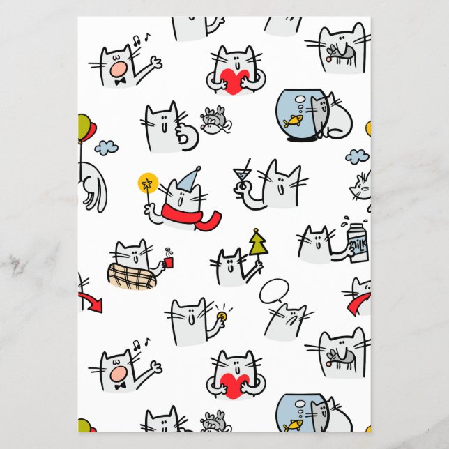 Funny cats, milk and magic. flyer (Front)