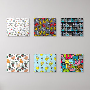 Funny cats, milk and magic. foam core photo tile
