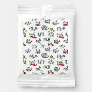 Funny cats, milk and magic. margarita drink mix