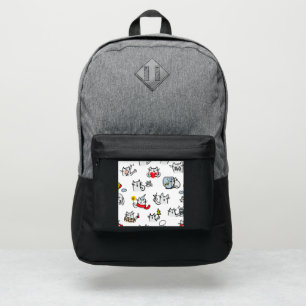 Funny cats, milk and magic. port authority® backpack