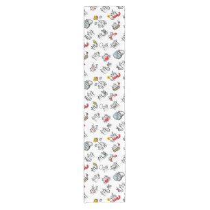 Funny cats, milk and magic. short table runner