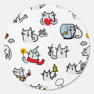 Funny cats, milk and magic. sign