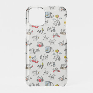 Funny cats, milk and magic. iPhone 11 pro case