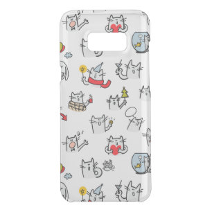 Funny cats, milk and magic. uncommon samsung galaxy s8+ case