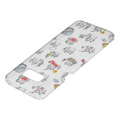 Funny cats, milk and magic. uncommon samsung galaxy case (Top)