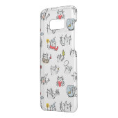 Funny cats, milk and magic. uncommon samsung galaxy case (Back/Left)