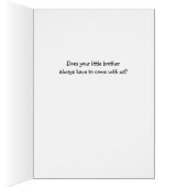 Funny Cats on the Beach on a Date Cards (Inside (Right))
