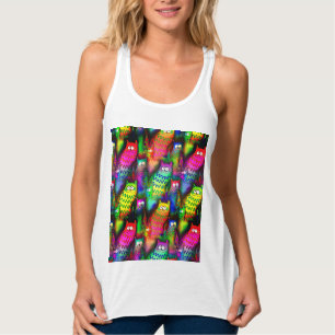 Funny Cats Pattern-54578 Tank Top