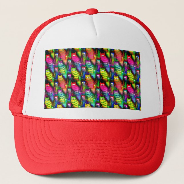 Funny Cats Pattern-54578 Trucker Hat (Front)