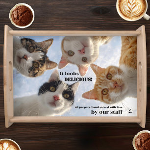 Funny Cats Serving Tray