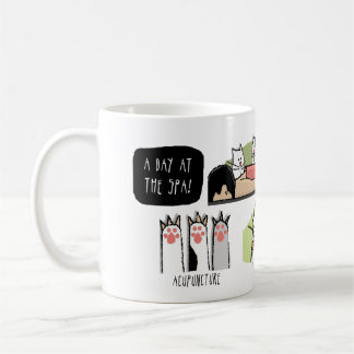 Funny Cats Spa, Massage, Acupuncture, Exfoliation Coffee Mug
