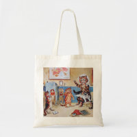 Funny Cats:  The Naughty Puss by Louis Wain Tote Bag