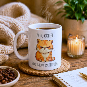 Funny Cattitude Coffee Mug
