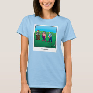 Funny "Cattle Prod" Golf Tee Shirt For Her