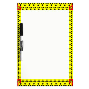 Funny Caution Dry Erase Board
