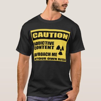 Funny Caution T Shirt by BooPooBeeDooTShirts at Zazzle
