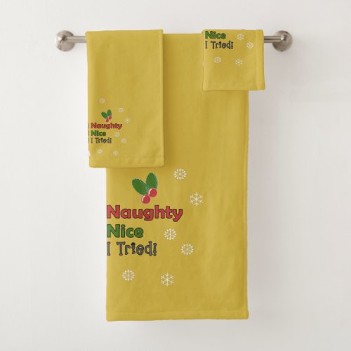 Funny Cavalier Christmas Towels