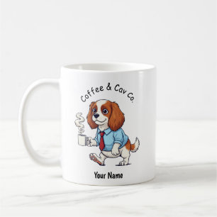 Funny Cavalier King Charles Business Suit Coffee  Coffee Mug