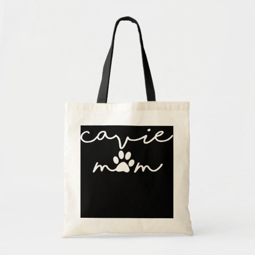 Funny Cavalier King Charles Spaniel Dog Mom Cute Tote Bag