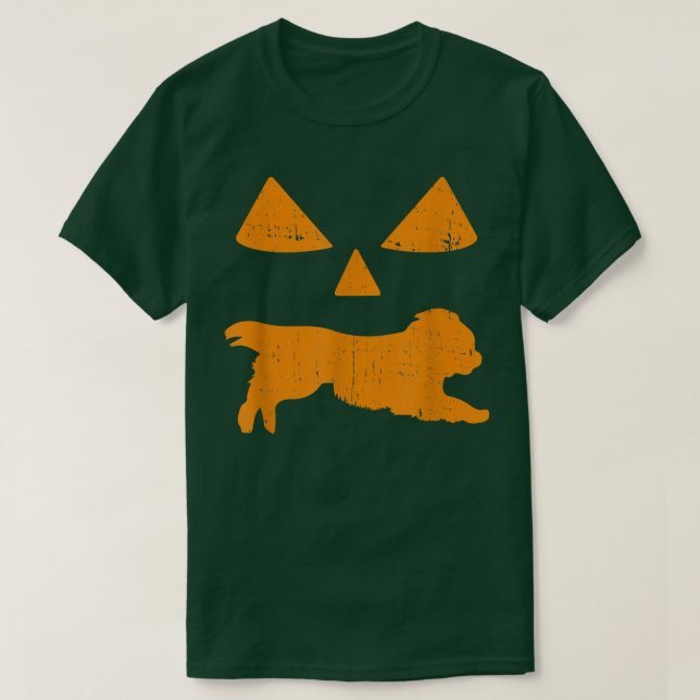 Funny Cavalier King Charles Spaniel Halloween Pump T-Shirt (Design Front)