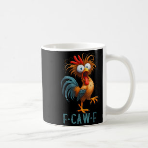 Funny Caw Shirt Black Crow Chicken Funny Chicken H Coffee Mug