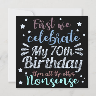 funny celebrating the 70th birthday save the date