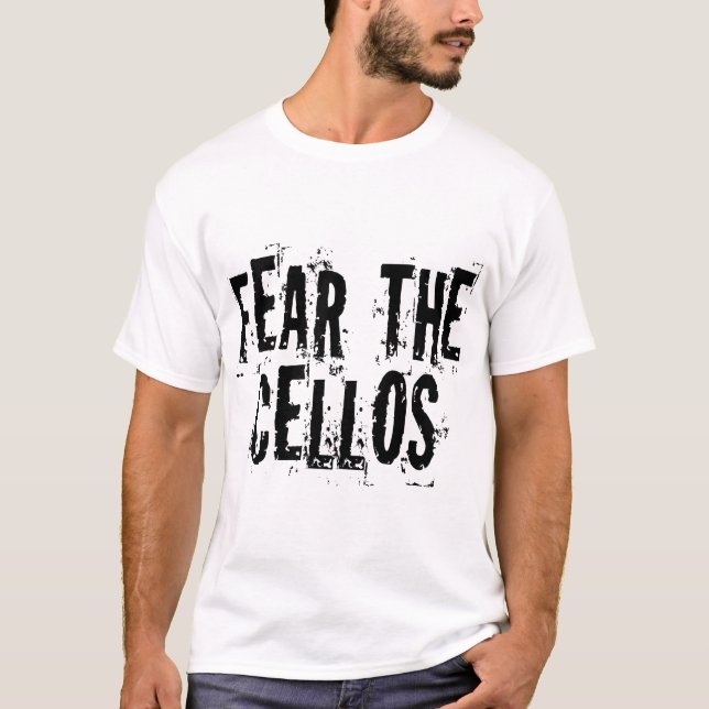 Funny Cello T-shirt - Customized (Front)