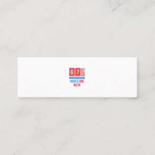 Funny ceramics hobby quote mini business card