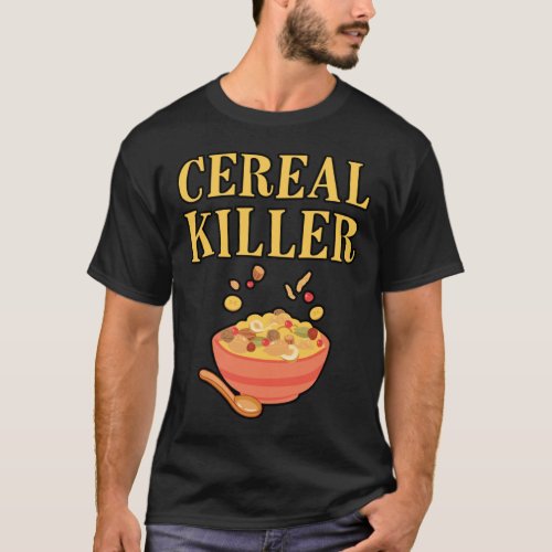 Funny Cereal killer Halloween Costume T_Shirt