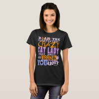 Funny Certified Crazy Cat Lady T-Shirt