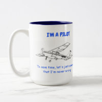 Funny Cessna Pilot Mug