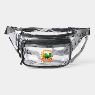 Funny Chameleon Good Morning Sunshine Clear Fanny Pack