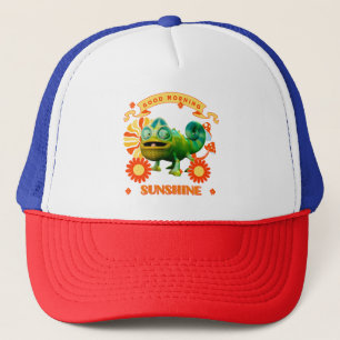 Funny Chameleon Good Morning Sunshine Trucker Hat