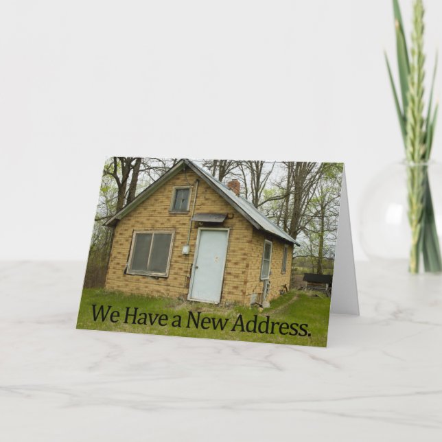 Funny Change of Address Card (Front)