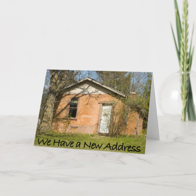 Funny Change of Address Card (Front)
