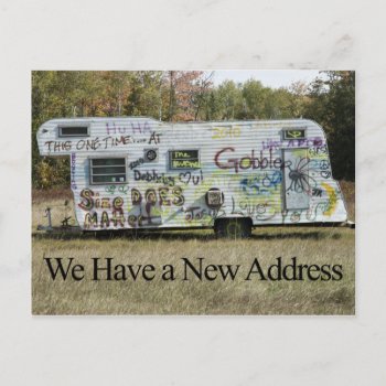 Funny Change Of Address Card - Graffiti Trailer by pjwuebker at Zazzle