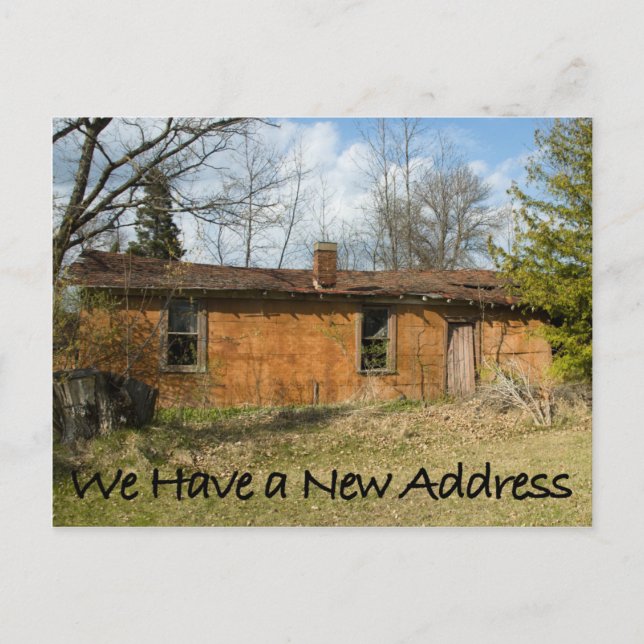 Funny Change of Address Postcard #32 (Front)