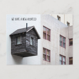 Funny Change of Address postcard - personalise