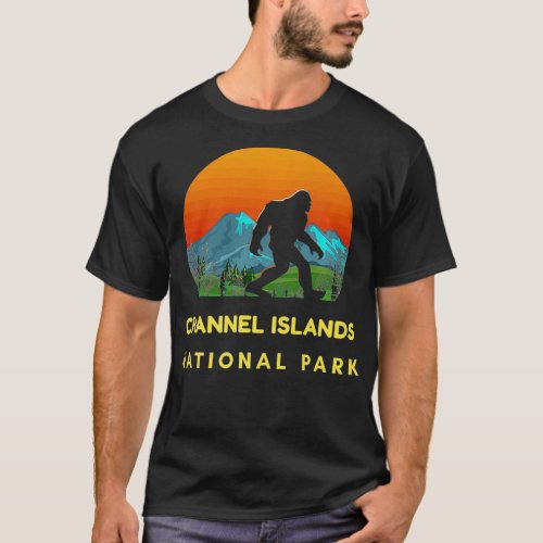 Funny Channel Islands National Park Bigfoot Hiking T_Shirt