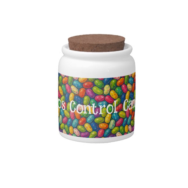 Funny Chaos Control Candies Jelly Beans Fauvist Candy Jar (Front)