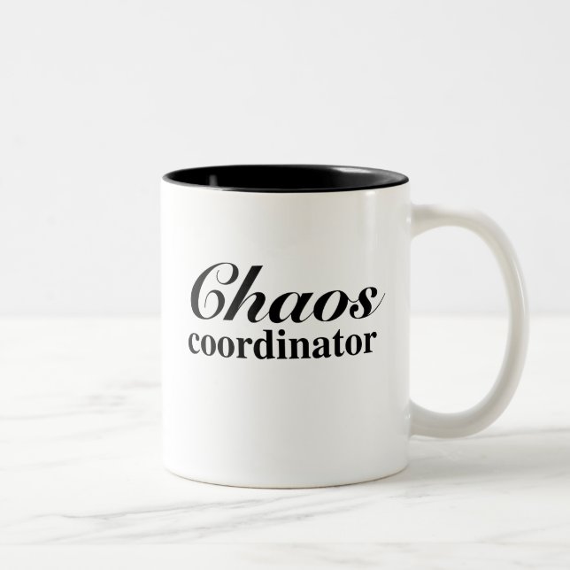 Funny Chaos Coordinator Mug for Mom (Right)