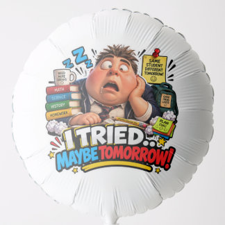 Funny Characters Back to School Balloon