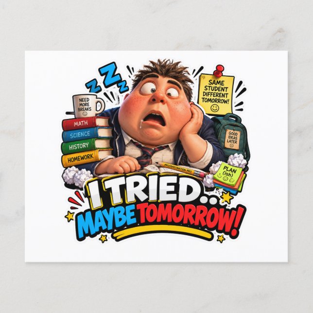 Funny Characters Back to School Balloon Flyer (Front)